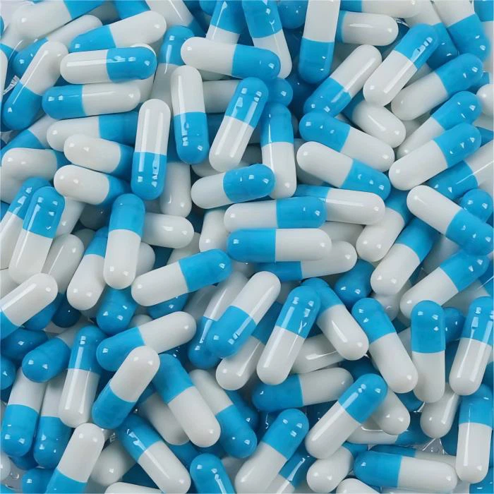 Blue White Capsules